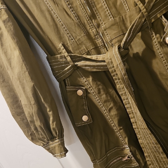 Fashion Nova Green Utility Jumpsuit - Picture 4 of 13